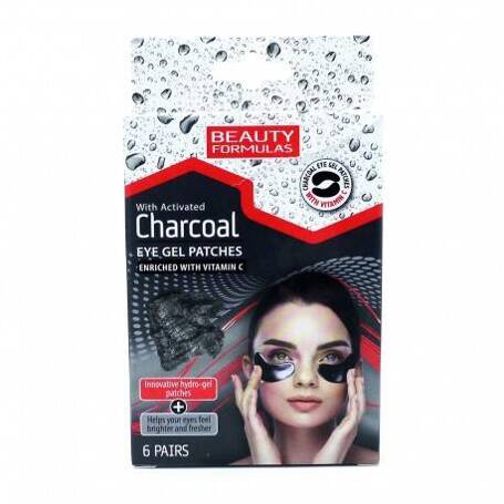 Charcoal Eye Gel Patches żelowe płatki pod oczy z aktywnym węglem 6 par