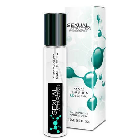 Pheromones Man Formula 5-Alpha feromony dla mężczyzn woda perfumowana spray 15ml